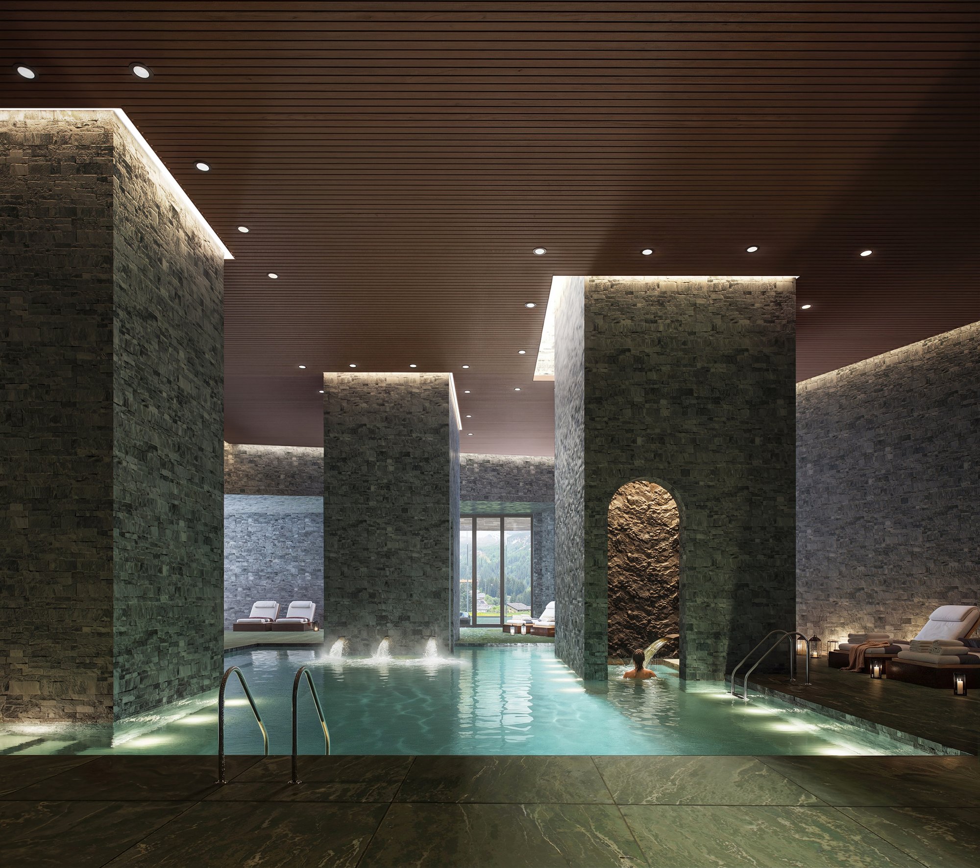 Acuforta — 3D render 3